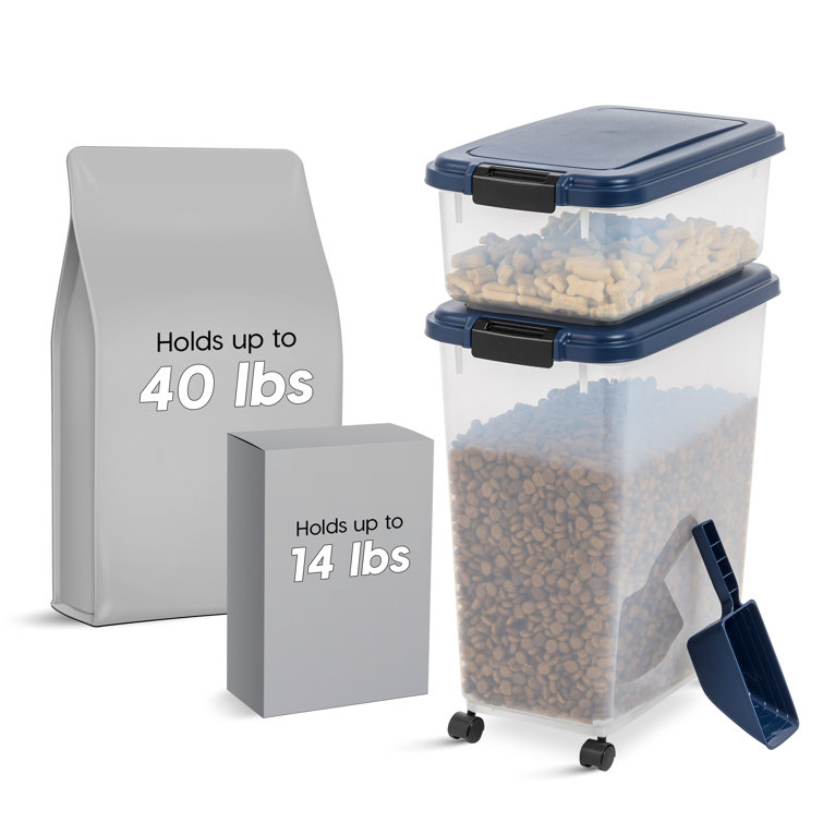 40 lb shop pet food container